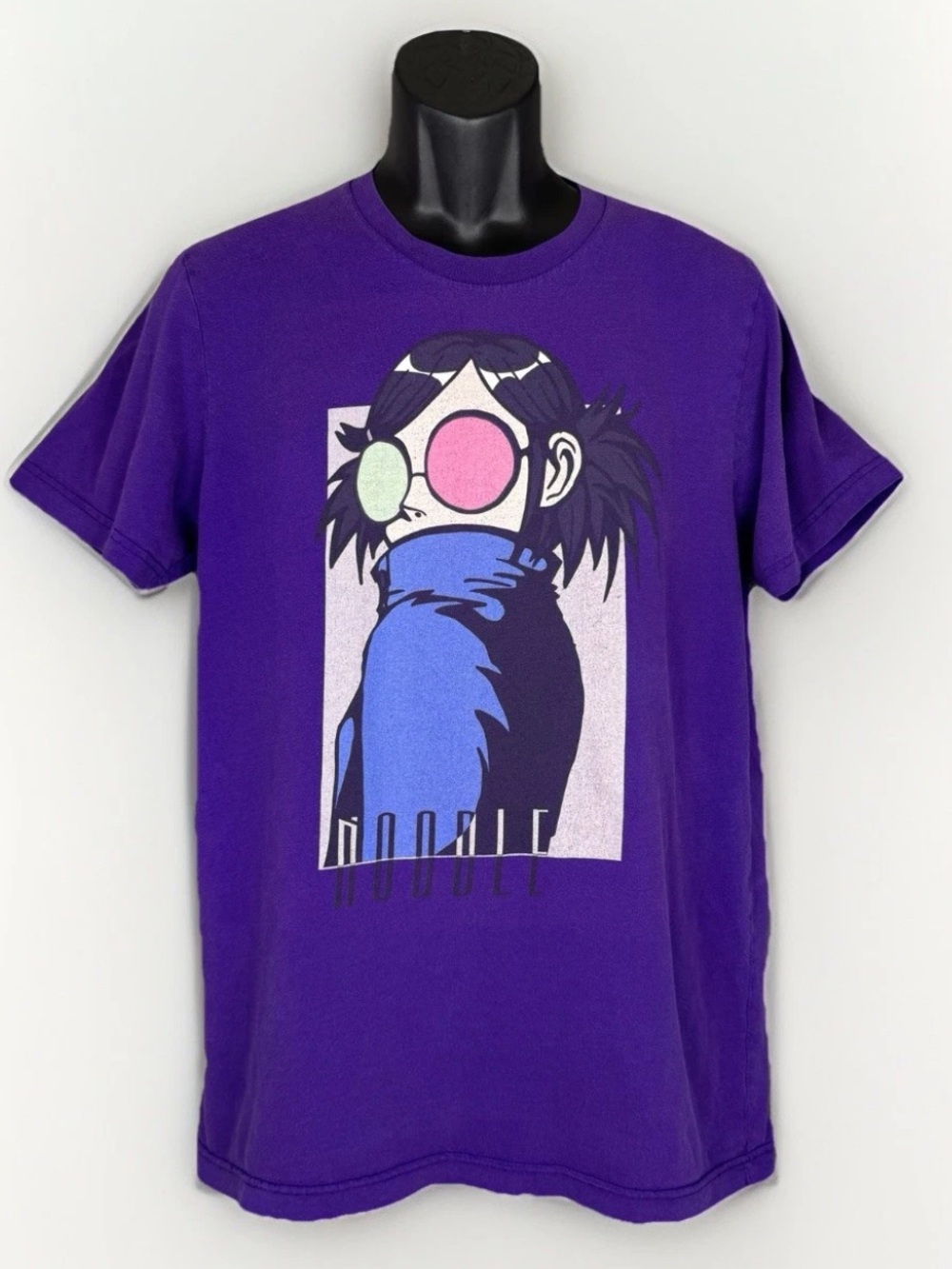 Vtg Gorillaz Noodle Tee Purple Saturnz Barz Cartoon Anime Band Shirt Mens Size M